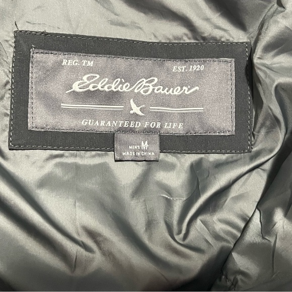 NWOT Eddie Bauer Boundary Pass Down Parka in Black. Mens size Medium - Picture 16 of 16